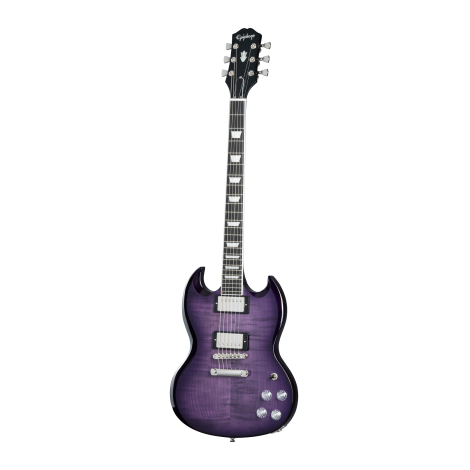 Epiphone SG Custom Ebony - 3-Pickup Electric Guitar | Musique
