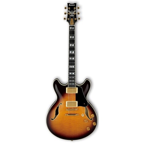 Ibanez AG95QA-DBS Artcore Expressionist Electric Guitar Musique Dépôt