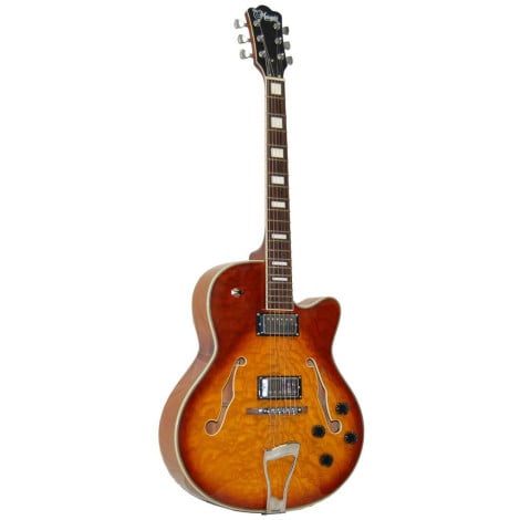 Lemarquis F4000 - Hollow Body Guitar Cherry Burst | Musique Dépôt