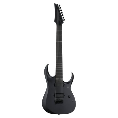 Ibanez Iron Label RGIXL7 7 String Black Flat Electric Guitar
