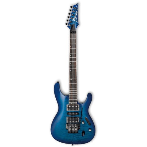 Ibanez S670QM-SPB - S Series Electric Guitar | Musique Dépôt