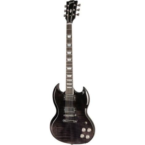 【izk】Gibson SG standard ebony、BLACK Gibson SG Standard - Electric Guitar Ebony | Musique Dépôt Musique