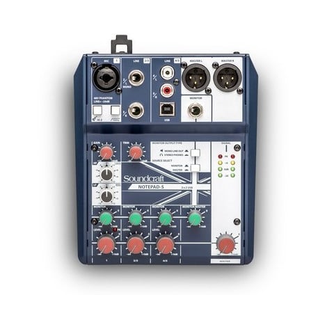 Soundcraft Notepad-12FX - 12-Ch Mixer with USB | Musique Dépôt