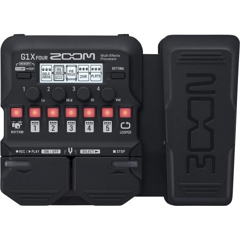 Zoom B1 Four - Bass Multi-Effects Pedal | Musique Dépôt Musique Dépôt