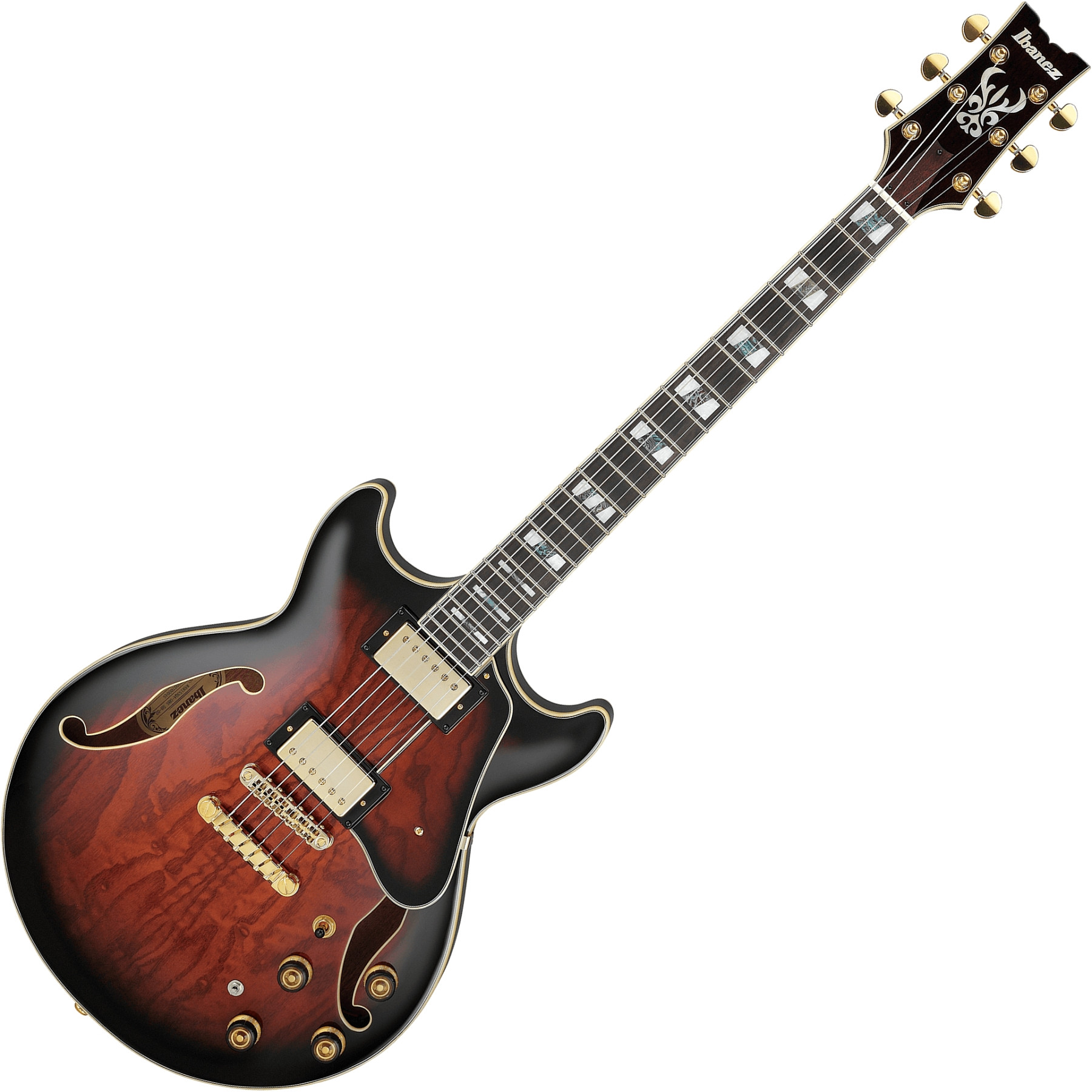 Ibanez ArtStar Series AM153QA Semi-Hollow Electric Guitar Musique