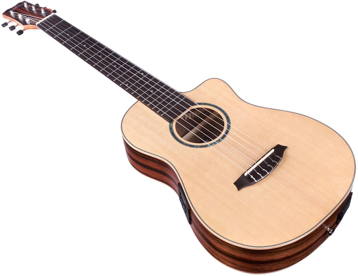 Cordoba Mini II EB-CE Classical Guitar Solid Spruce Top Musique Dépôt