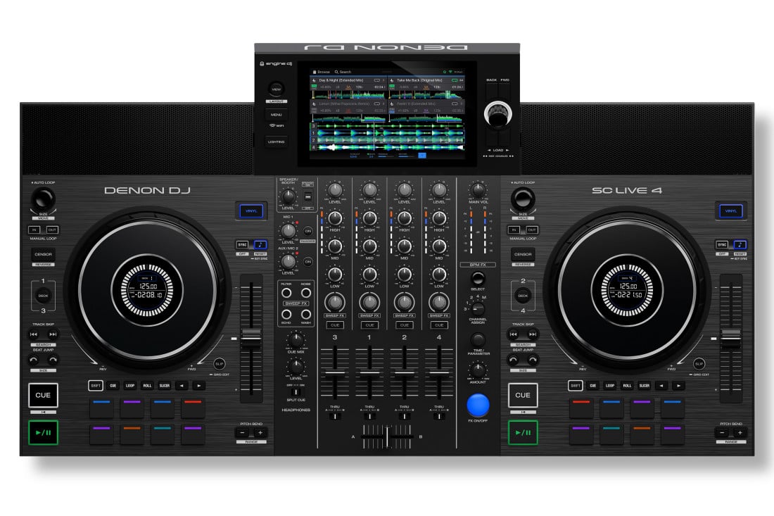 Denon SC LIVE 4-Channel Standalone DJ Controller Musique Dépôt