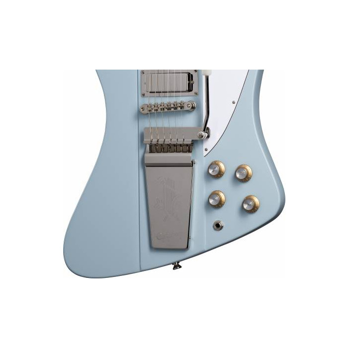 Epiphone 1963 Firebird V Frost Blue + Case | Musique Dépôt Musique