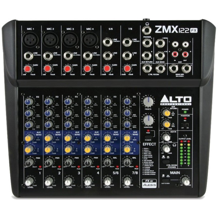 Alto ZMX122FX - 8-Channel Compact Mixer | Musique Dépôt Musique Dépôt
