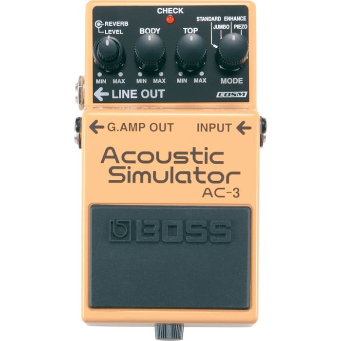 Boss AC-3 Acoustic Simulator Pedal | Music Depot Musique Dépôt