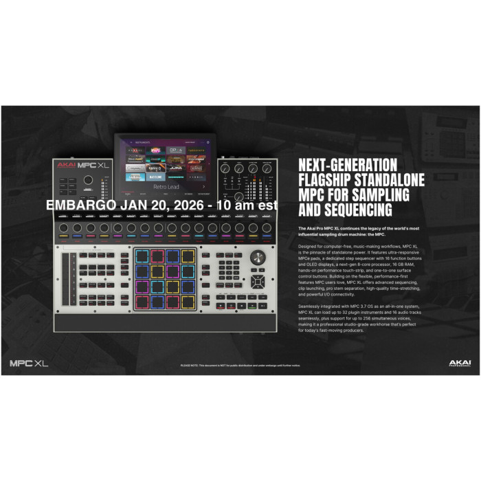 AKAI MPC XL - Flagship Standalone Sampler | Musique Dépôt Musique