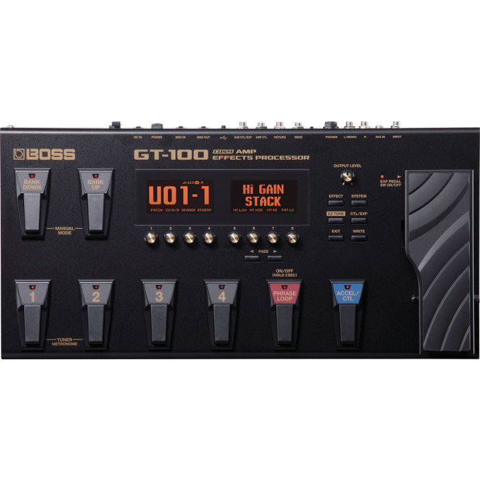 「交渉歓迎」BOSS GT-100 COSM Amp Effects Boss GT-100 - Guitar Multi-Effects Processor | Musique Dépôt