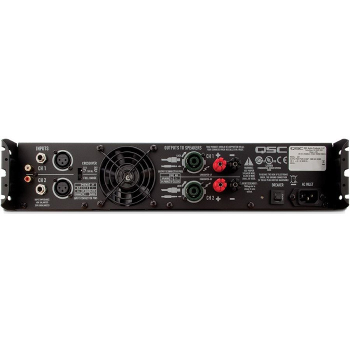 QSC GX3 - 2-Channel 425W Power Amplifier | Musique Dépôt Musique Dépôt