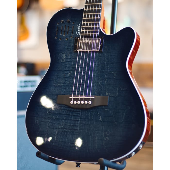 Godin A6 Ultra Series Electric and Acoustic Guitar Musique Dépôt