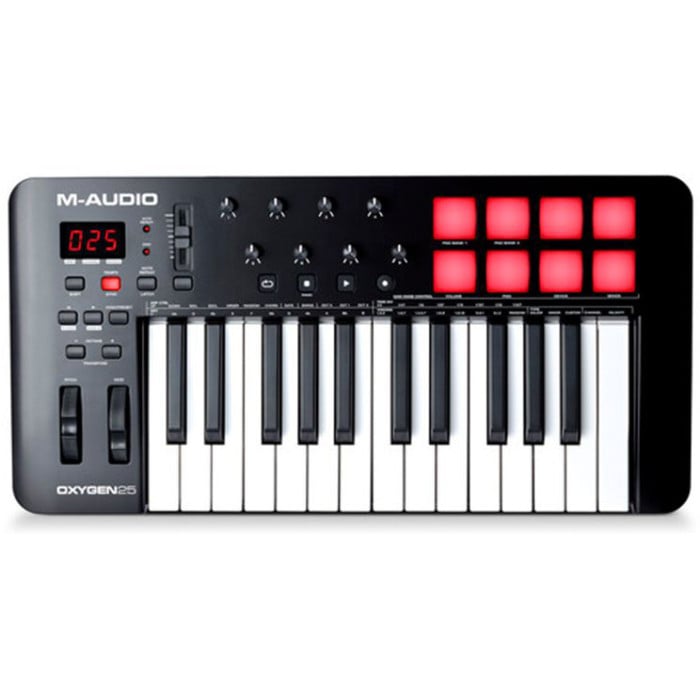 M-Audio Oxygen 25-Key USB MIDI Keyboard Controller Musique Dépôt