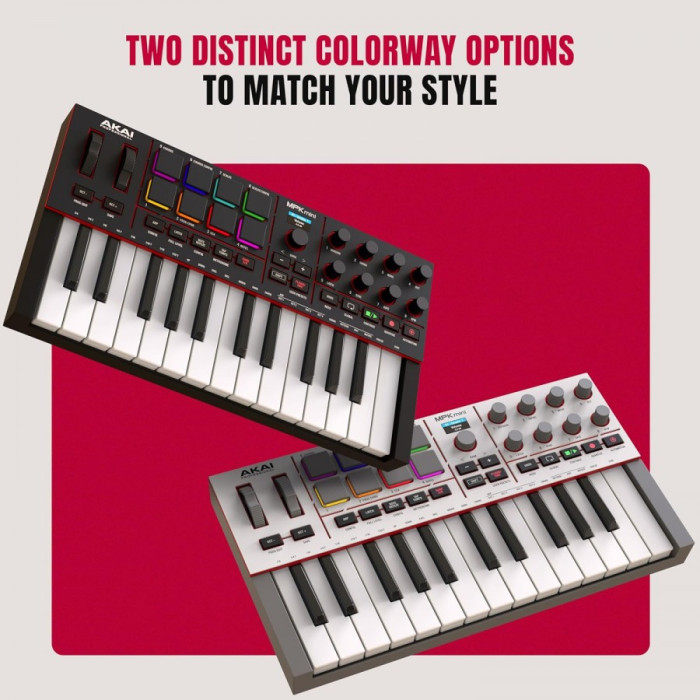 Akai MPK Mini IV - USB-C MIDI Controller | Musique Dépôt Musique Dépôt