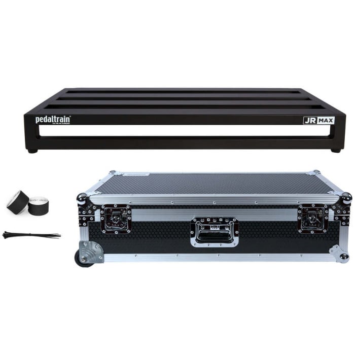 Pedaltrain JR MAX avec étui de tournée Black Honeycomb + roues
