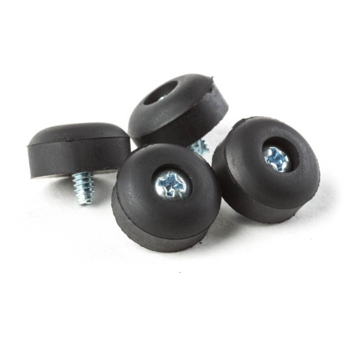 Dunlop ECB151 Rubber Feet with Screws, 4/Bag