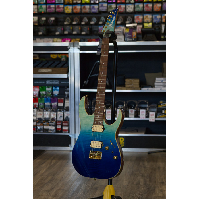 Ibanez RG421HPFM Flame Maple Blue Reef | Musique Dépôt Musique Dépôt