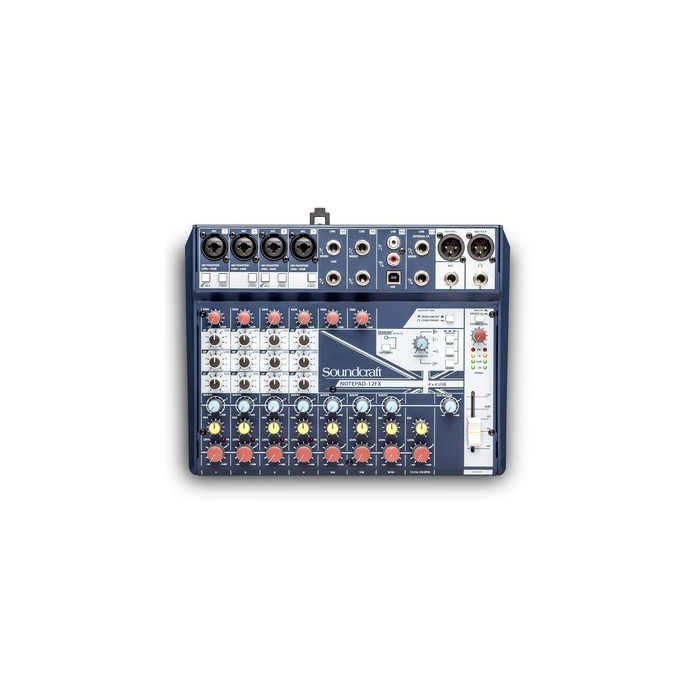 Soundcraft Notepad-12FX - 12-Ch Mixer with USB | Musique Dépôt
