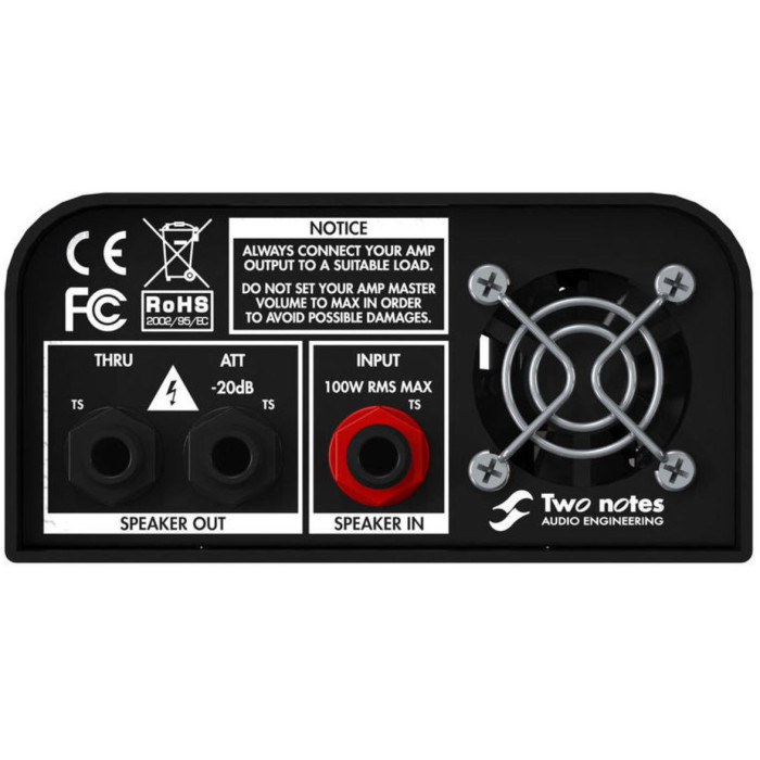 Two notes Torpedo Captor 8Ω Two Notes Torpedo Captor 8Ω - Reactive Load Box DI | Musique Dépôt