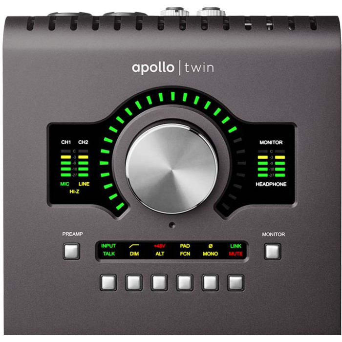 UA Apollo Twin MkII Duo + Thunderbolt 付 Apollo Twin MkII DUO - Thunderbolt Interface | Musique Dépôt