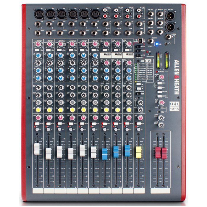 Allen & Heath ZED-12FX - 12-Channel USB Mixer | Musique Dépôt