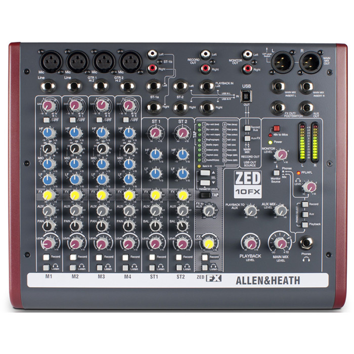 Allen & Heath ZED-10FX - USB Mixer with Effects | Musique Dépôt