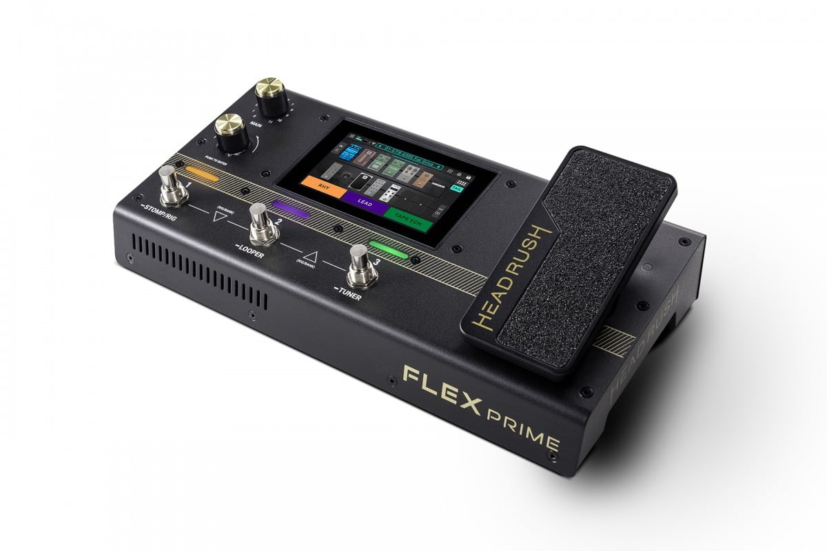 HeadRush Flex Prime compact multi-effects processor for guitar and bass