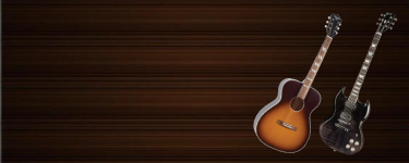 Musical Instruments On Sale Banner Mobile
